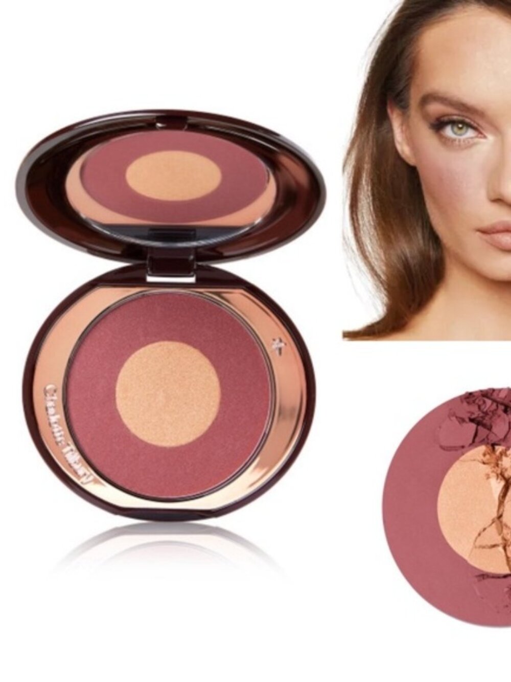 MSRP $43 Charlotte Tilbury CHEEK TO CHIC WALK OF NO SHAME